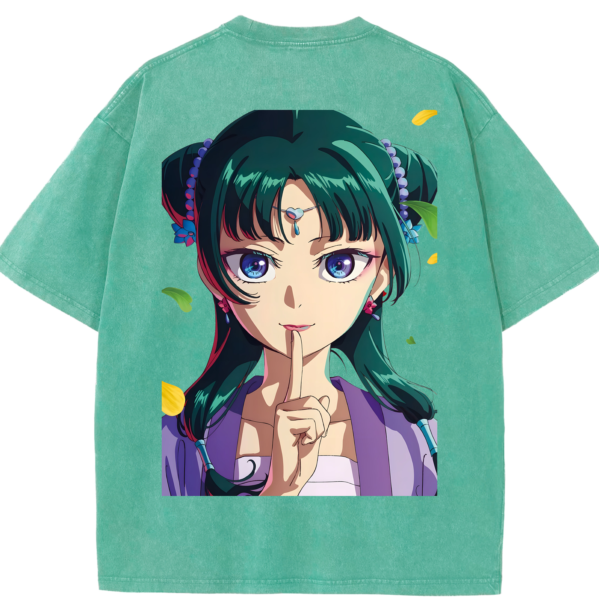 （画像用） 薬屋のひとりごと The Apothecary Diaries 綿100% ヴィンテージ風 半袖Tシャツ（背面プリント）